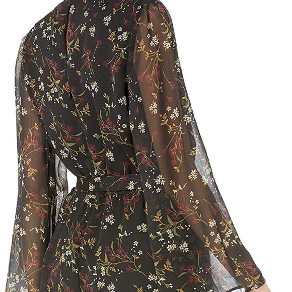 NWT BB Dakota Rise & Shine Chiffon Printed Romper - Picture 11 of 14